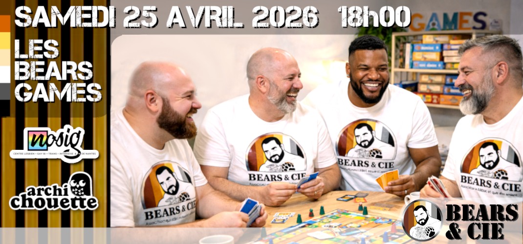 Soirée Bears Games de l'association Bears et Compagnie